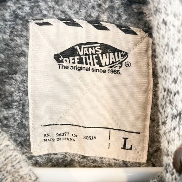 Vans Mens Gray Sweatshirt with pattern - Picture 3 of 3